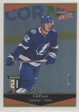 2020-21 Extended Series Ultimate Victory Rookies Gold 19/25 Cal Foote #UV-37 ou1