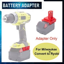 Adapter For Milwaukee 18v Battery Convert to for Ryobi 18V Series Cordless Tools