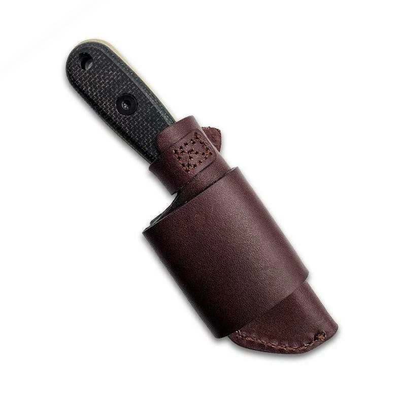 Funda de cuero personalizada Scout para cuchillo de hoja fija Esee Izula Foto 3 de 4