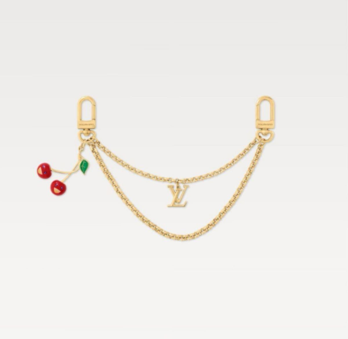 Louis Vuitton Takashi Murakami Cherry Bag Chain M02598 Monogram