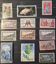 Senegal stamps lot #1 - Beautiful collection of the oldest stamps - MH Used - VF