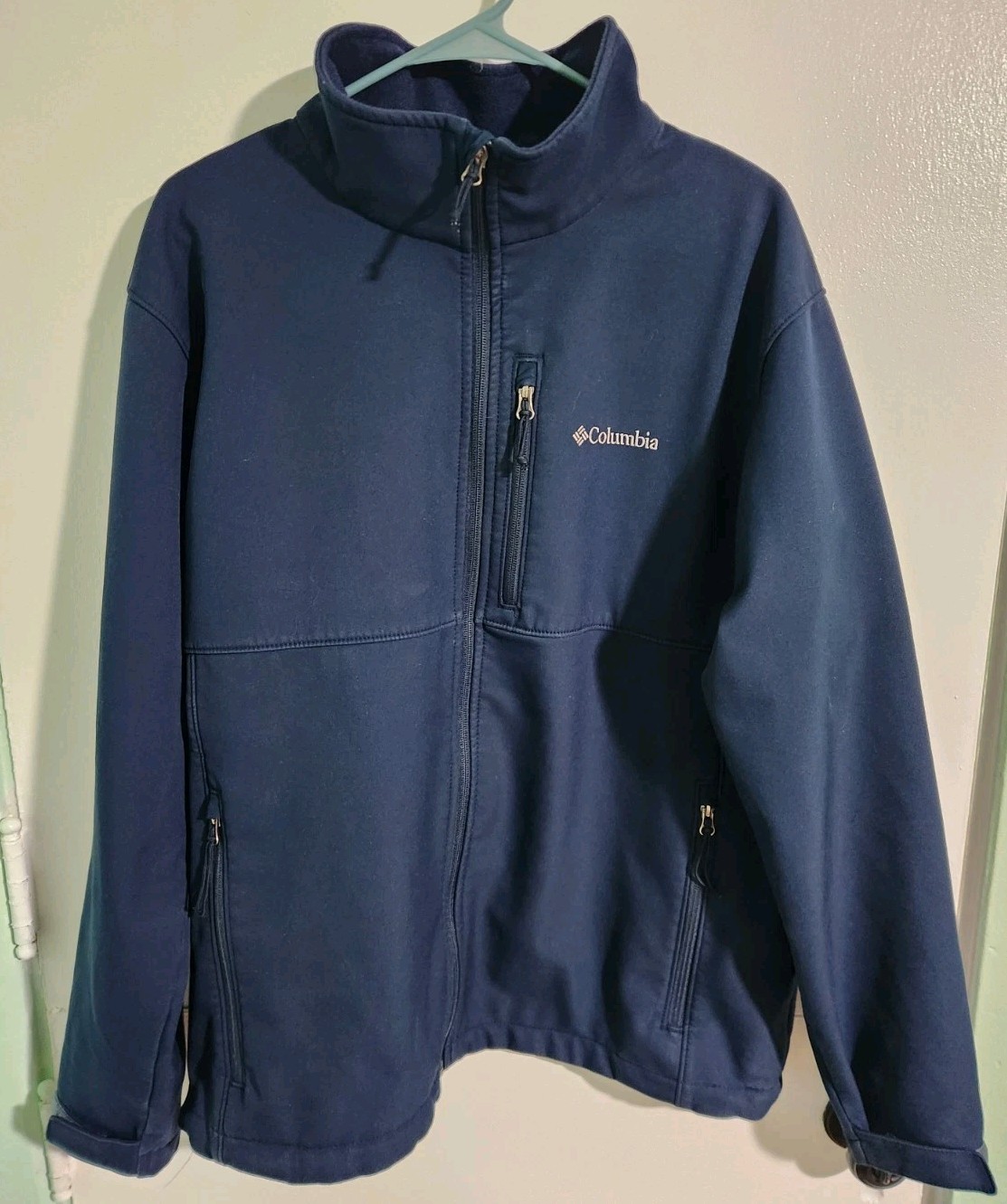 Columbia Ascender Softshell Jacket Blue Men's Siz… - image 1