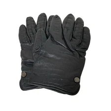 JILL STUART - Black Leather Women's Gloves
