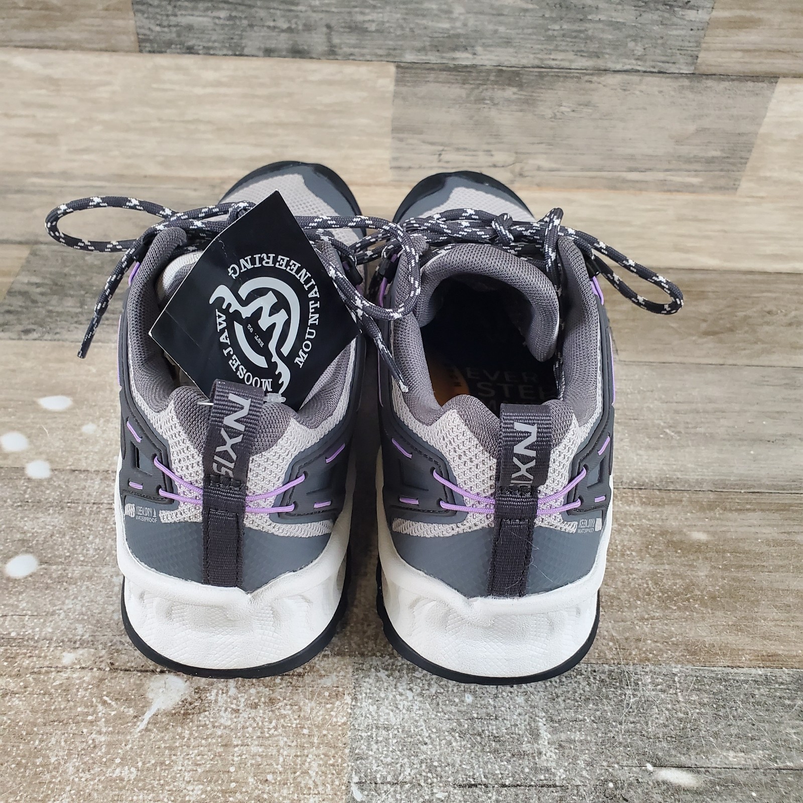 Scarpone da trekking donna Keen NXIS EVO taglia 10 acciaio grigio rete stringato punta tonda bassa