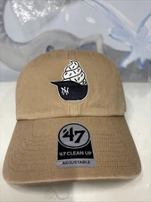 New York Yankees Khaki Ice Cream Sprinkles Hat `47 Brand Dad Hat