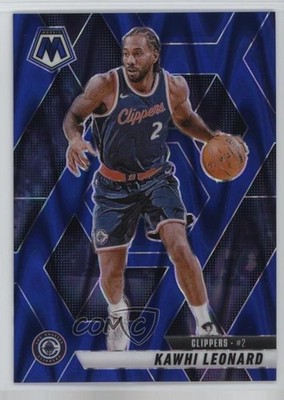 2024-25 Panini Mosaic Seismic Blue Mosaic Prizm 142/149 Kawhi Leonard #7 0z9a