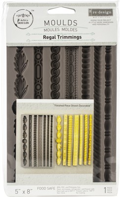 Prima Marketing Re-Design Mould 5''X8''X8mm-Regal Trimmings - MOULD-6340