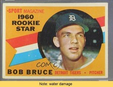 1960 Topps Sport Magazine 1960 Rookie Star Bob Bruce #118 READ 0q4