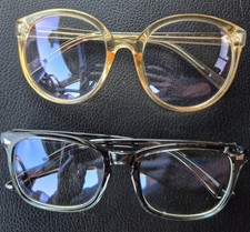 Unbranded, Unisex Adult Blue Blocker Glasses, Lot Of 2 T1