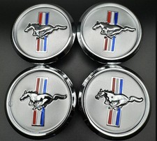 4 New 2.5 Ford Mustang Running Horse Pony Svt Wheel Rims 2 12 Center Caps