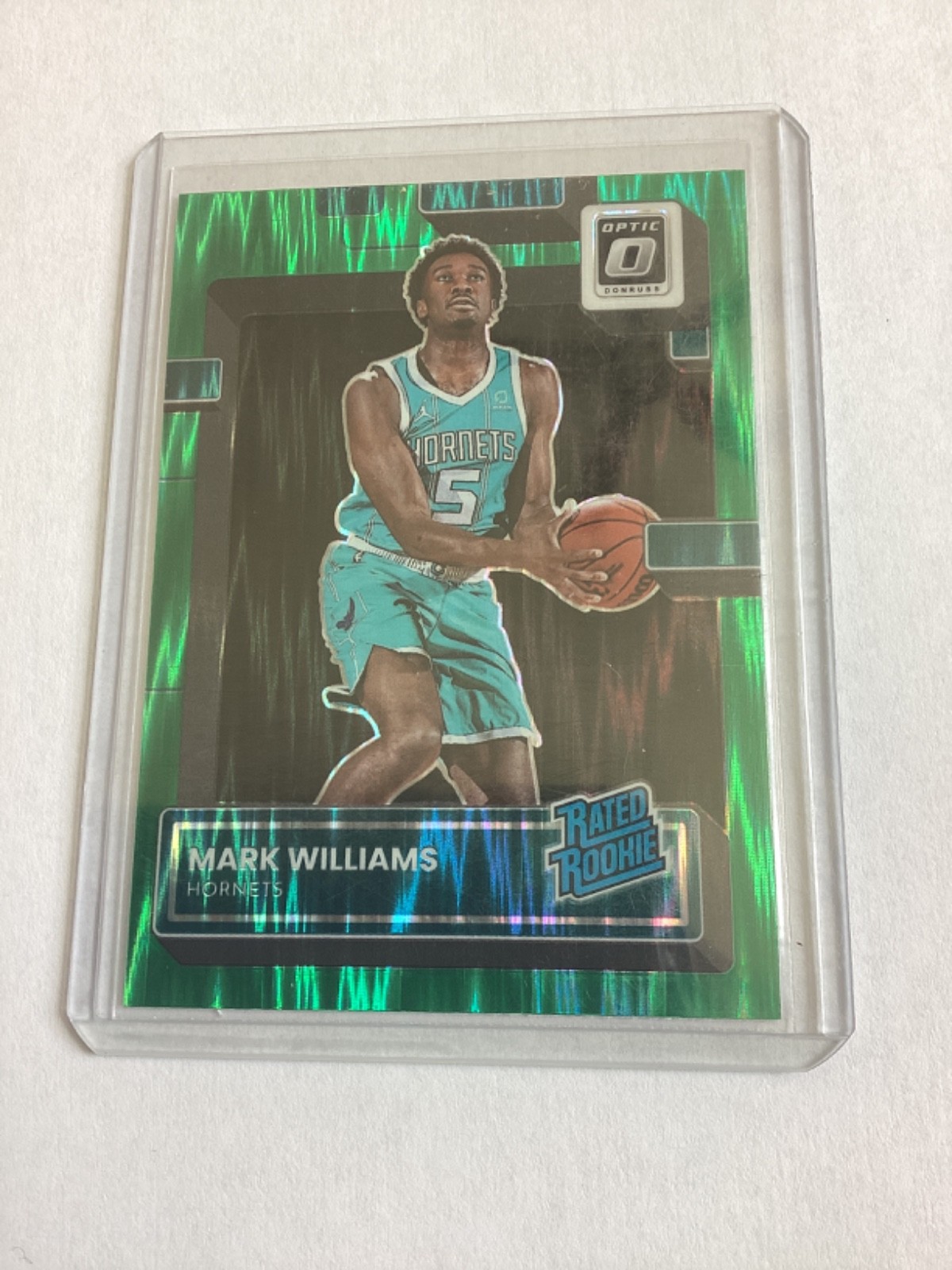 2022-23 Donruss Optic Mark Williams RC #245 Hyper Green Prism