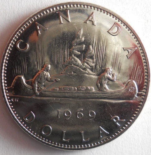1969 CANADA DOLLAR - AU/UNC PROOF LIKE Coin - Lot B26