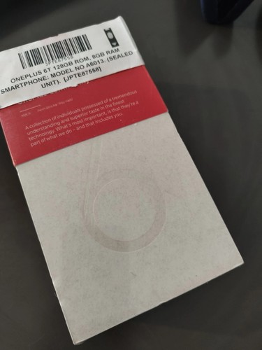 OnePlus 6T 128gb ROM 8gb Ram Smartphone - 第 1/5 張圖片