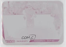 2022 Leaf Vivid Imagery Printing Plate Magenta 1/1 Memphis Depay Auto 2q0
