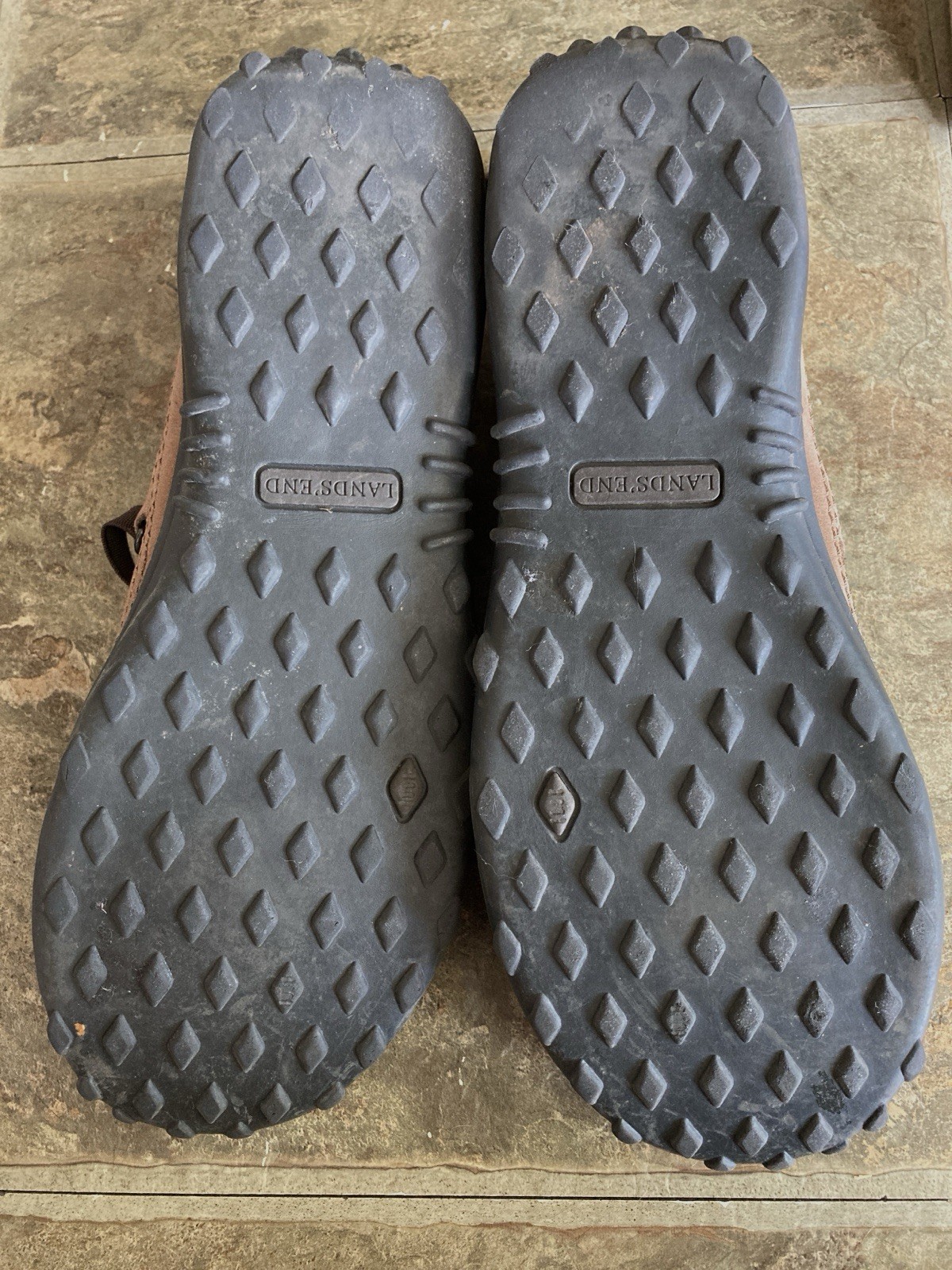 SAOLA Lands End donna taglia 8B terreno Mary Jane camminatori trekking suola robusta marrone