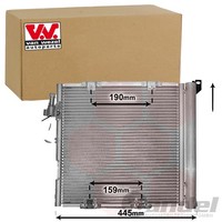 VAN Wezel Kondensator Klimaanlage Passend FüR Opel Astra H Zafira B 1.7 1.9 Cdti