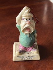 Vintage 1970 Made in the USA Best Golfer Statue Figurine Golf Player