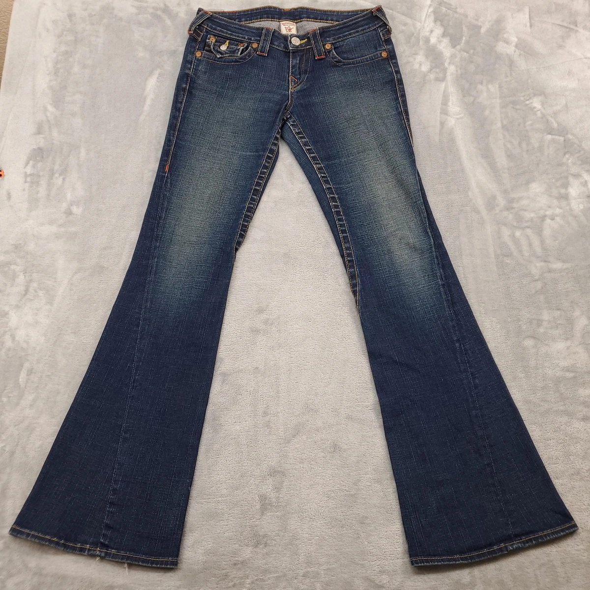 TRUE RELIGION フレアパンツ 33 made in USA True Religion 33 in Inseam Low (6.5-8.5 in) Rise Jeans for Women