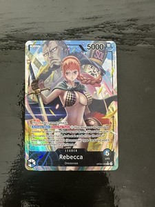 one piece tcg deck list One Piece TCG OP05-091 Rebecca PRB02 SP Alt Art