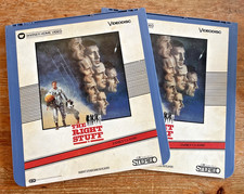 The Right Stuff CED Videodisc Disc 1 2 Vintage Set 2-Disc Set Space NASA Movie