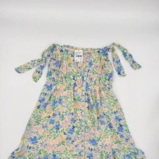 NWT women’s Size L  Floral Tie-Strap Mini Dress