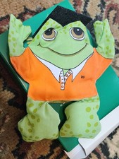 Vintage Avon "Class Of 85" Graduation Greeting Green Beanie Frog