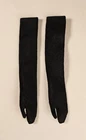 Vintage Barbie Long Black Tricot Gloves-1960s Solo in the Spotlight, Career Girl