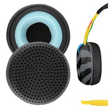 Geekria Protein Leather Ear Pads for Skullcandy Grind Headphones Black 