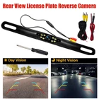 Backup Camera 1080p US License Plate Camera Rear View Camera 170° with 8 Lights