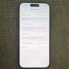 Apple iPhone 15 Pro 128 GB Blau