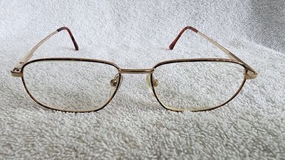 Vintage JBM 081 Italian Design Eyeglasses Gold Wire Frame Tortoise Korea 50-16