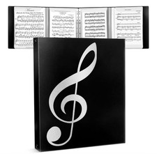 Sheet Music Folder for Band/Chior 8.5  11 in Binder, 4pg Expander, 52pg cap.