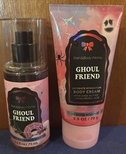 Bath  Body Works GHOUL FRIEND 2 Pc Travel Set Fragrance Mist  Body Cream - NEW