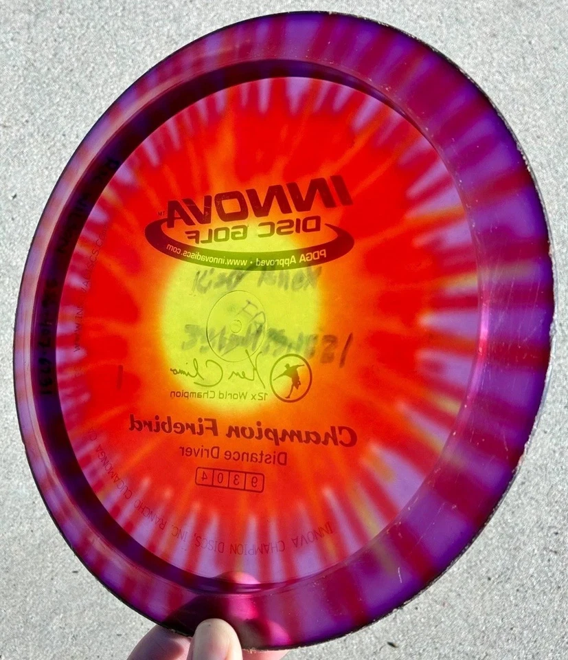 Innova Champion Firebird RARE - Penned FB - FLAT - 12x KC IDye Classic Disc Golf - Image 3 of 4