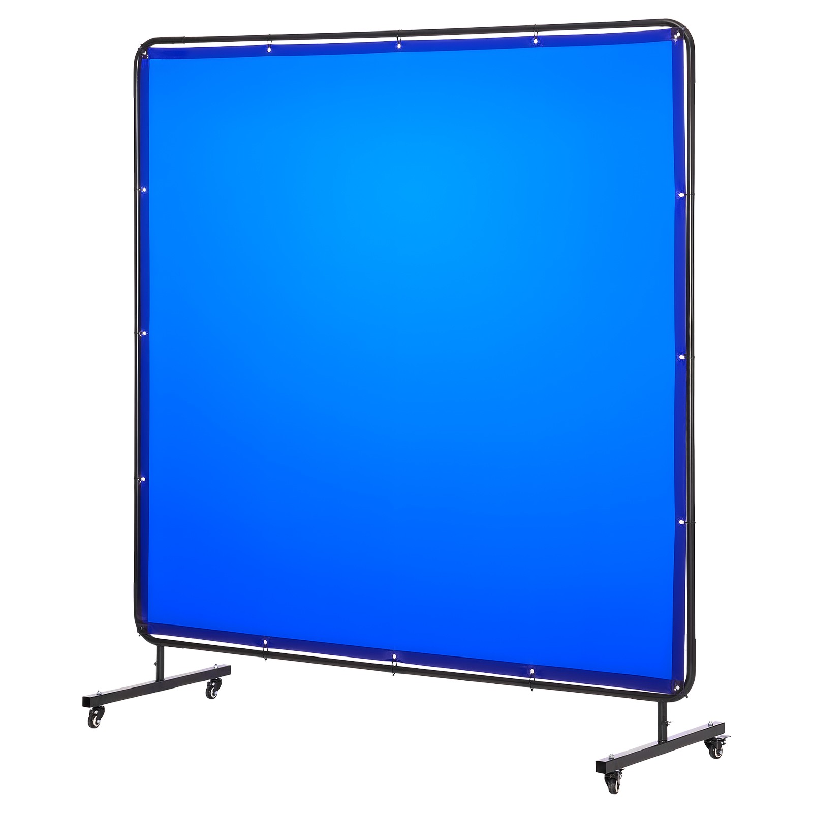 VEVOR Welding Screen with Frame 6 x 6 FT Flame-Resistant Vinyl Welding Curtain