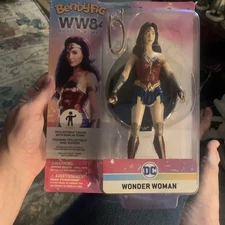 BendyFigs DC Comic WONDER WOMAN Bendy Figure Authentic BRAND NEW