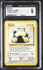 CGC 9 MINT Snorlax 1999 Jungle 27/64 Pokemon Card