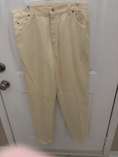 NORTHWEST BLUE Women’s Jeans Yellow Denim Regular  18 Average Pre-owned