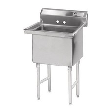 Advance Tabco 18 in x 24 in x 14 in 1 Compartment Sink w/ No