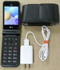 LG Classic Flip L125 TracFone Tested Working W/Chrgr 0325-01M