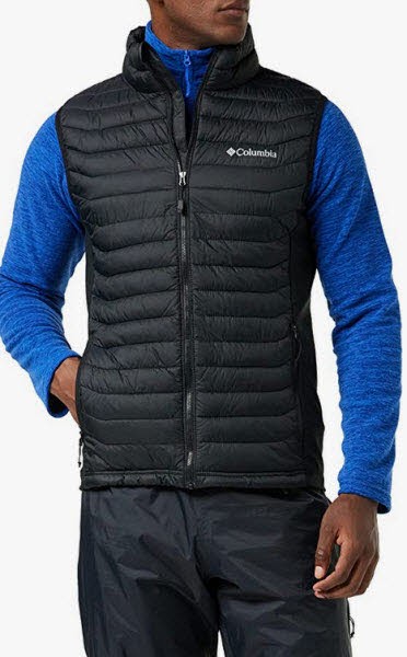 Columbia Powder Pass Vest Herren Weste Schwarz 20390₽