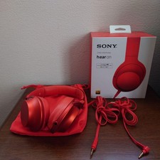 SONY h.ear on MDR-100A Cinnabar Red wired headphones
