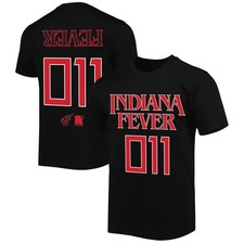 Unisex round21 Black Indiana Fever Stranger Things Premium Relaxed T-Shirt