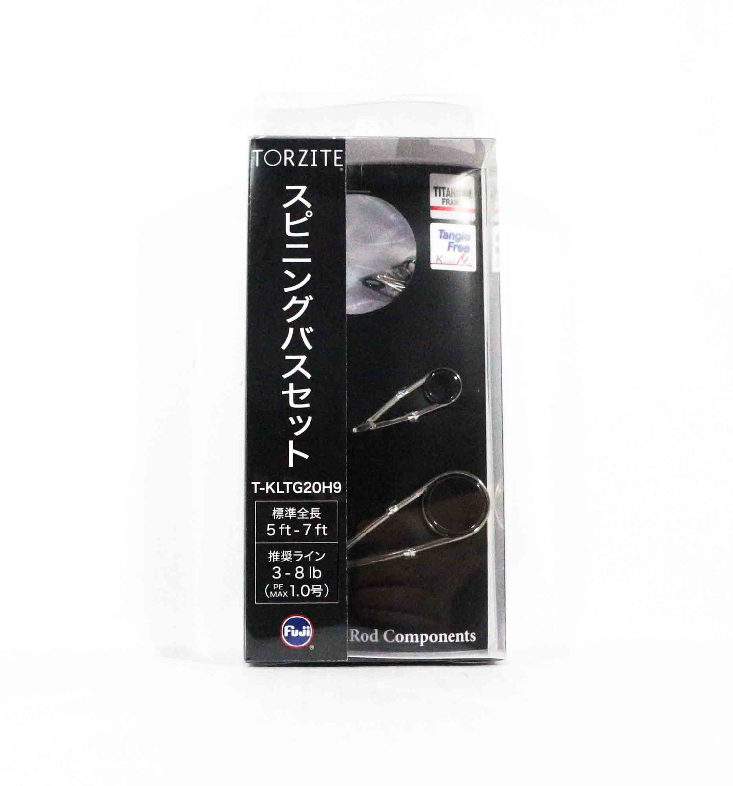 Fuji T-KLTG Size 20H9 Rod Guide Torzite Titanium Frame Set (4868)