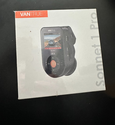 NEW VANTRUE Sonnet 1 Pro Dual 2.7k+1080P Smart Dash Cam Black