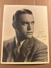 Chester Morris Very Rare Very Early Autographed Oversize 10/13 Photo '33BigHouse