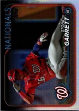 2024 Topps Series One Stone Garrett #68 Chrome Refractor