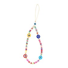Beaded Phone Lanyard Wrist Strap Cell Phone Charm String Ethnic Style Lanyard