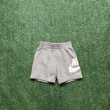 Nike Sweat Shorts Toddler Size 4T Gray Lightweight Boys Outdoors Casual