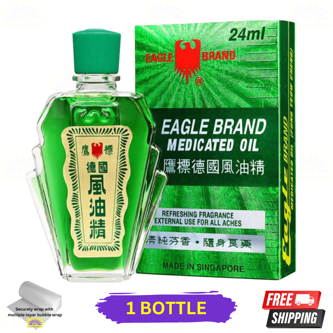 マスターオイルサービスキット　RET EAGLES 1 X Eagle Brand Medicated Oil 24ml For Pain Relief - Free Shipping